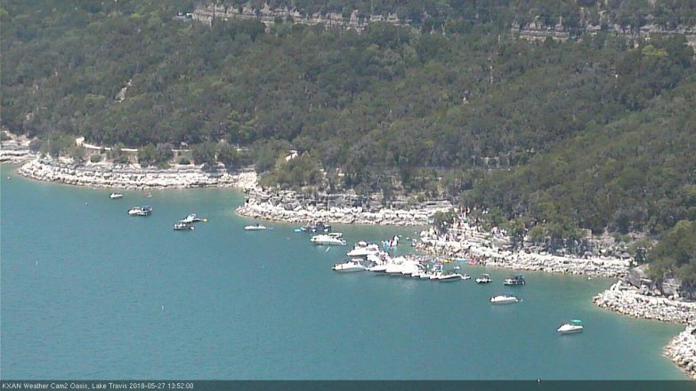 Lake Travis webcam, May 27, 2018 12:55 PM CT