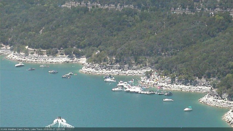 Lake Travis webcam, May 27, 2018 1:00 PM CT