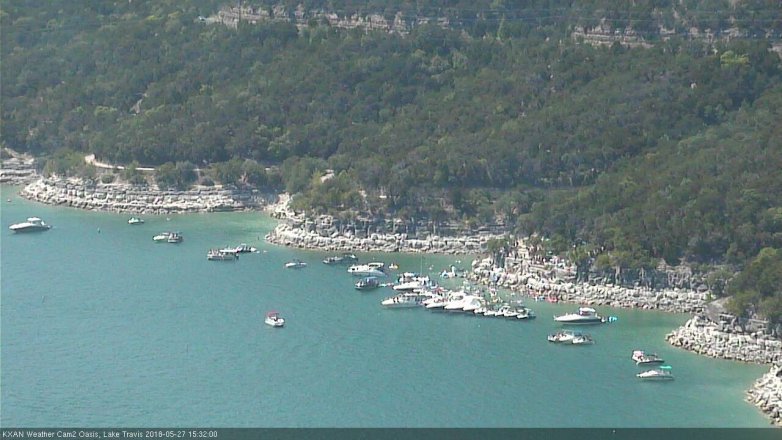 Lake Travis webcam, May 27, 2018 2:35 PM CT