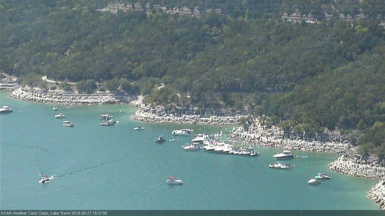 Lake Travis webcam, May 27, 2018 2:40 PM CT