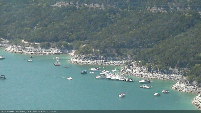 Lake Travis webcam, May 27, 2018 2:45 PM CT