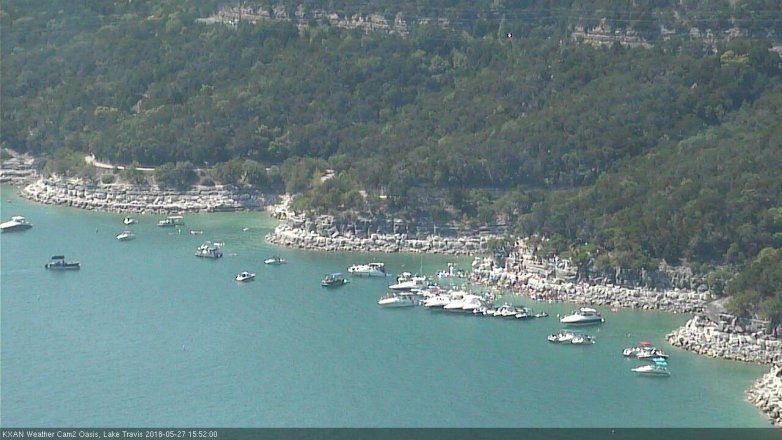 Lake Travis webcam, May 27, 2018 2:55 PM CT