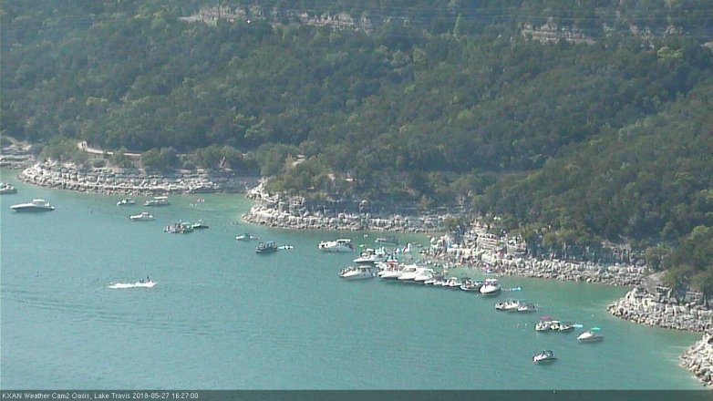 Lake Travis webcam, May 27, 2018 3:30 PM CT