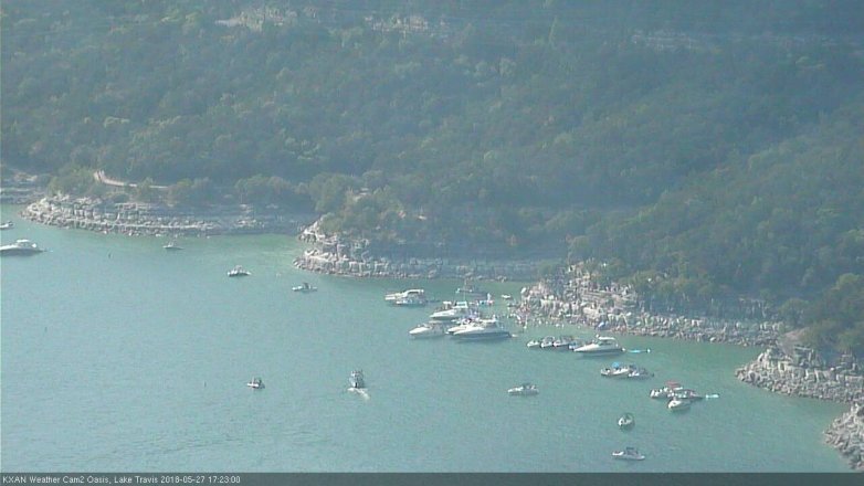 Lake Travis webcam, May 27, 2018 4:25 PM CT