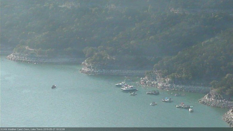 Lake Travis webcam, May 27, 2018 5:35 PM CT