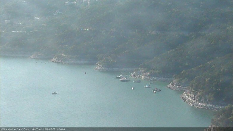 Lake Travis webcam, May 27, 2018 5:40 PM CT