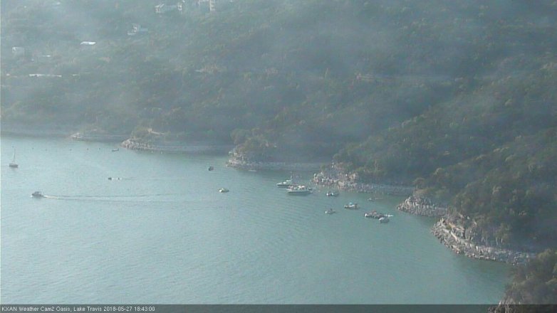 Lake Travis webcam, May 27, 2018 5:45 PM CT