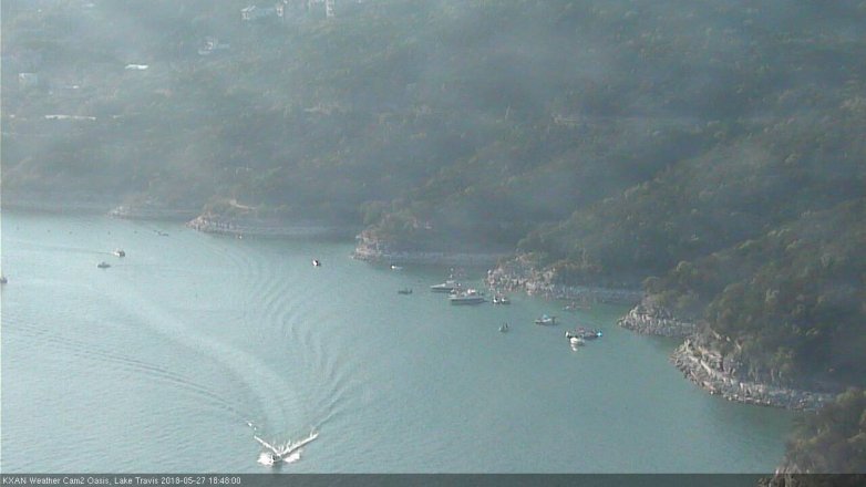Lake Travis webcam, May 27, 2018 5:50 PM CT