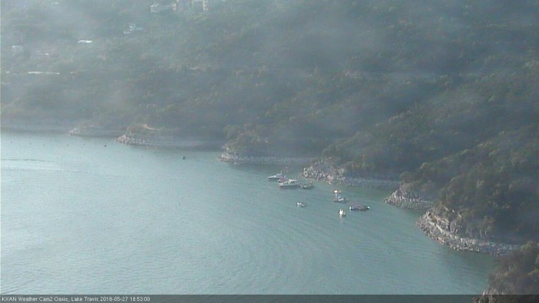 Lake Travis webcam, May 27, 2018 5:55 PM CT