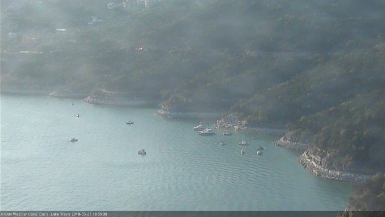 Lake Travis webcam, May 27, 2018 6:00 PM CT