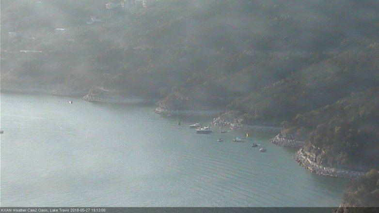 Lake Travis webcam, May 27, 2018 6:15 PM CT