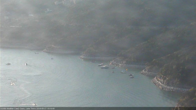 Lake Travis webcam, May 27, 2018 6:20 PM CT