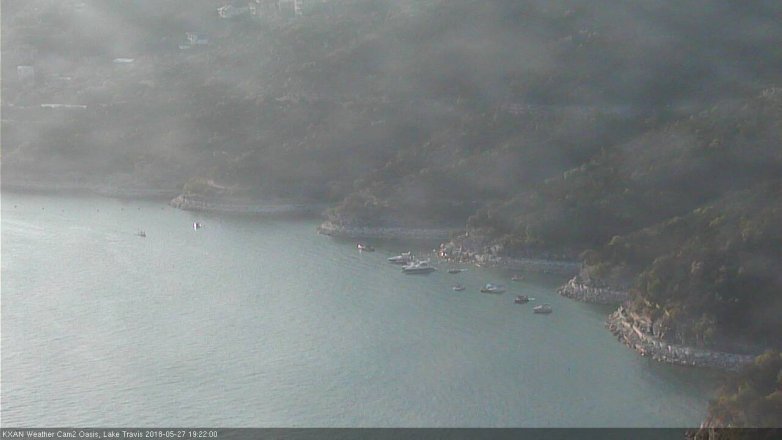 Lake Travis webcam, May 27, 2018 6:25 PM CT
