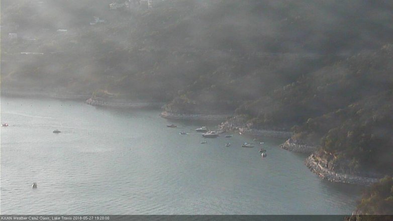 Lake Travis webcam, May 27, 2018 6:30 PM CT