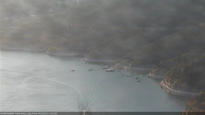 Lake Travis webcam, May 27, 2018 6:35 PM CT