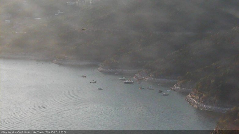 Lake Travis webcam, May 27, 2018 6:40 PM CT