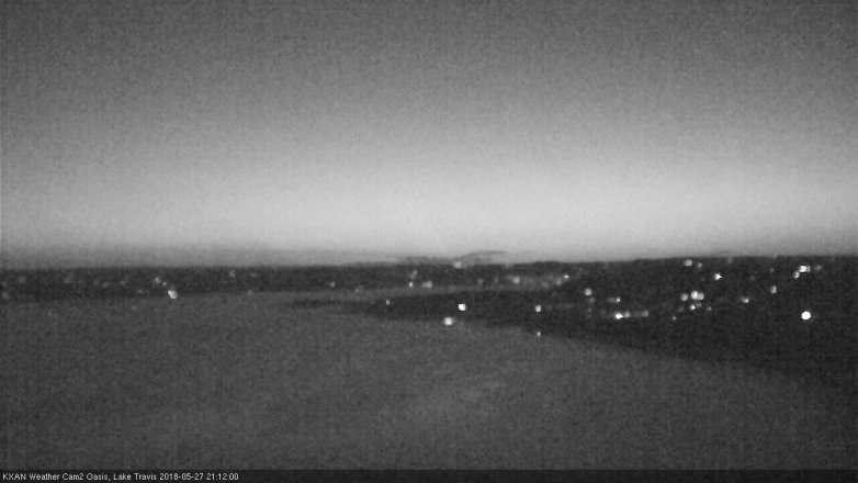 Lake Travis webcam, May 27, 2018 8:15 PM CT