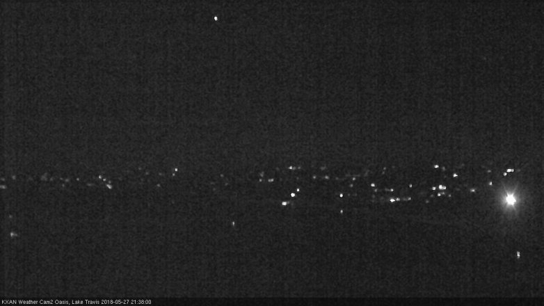 Lake Travis webcam, May 27, 2018 8:40 PM CT