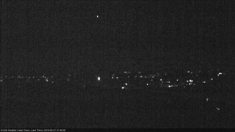 Lake Travis webcam, May 27, 2018 8:50 PM CT