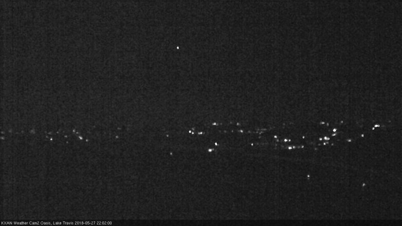 Lake Travis webcam, May 27, 2018 9:05 PM CT
