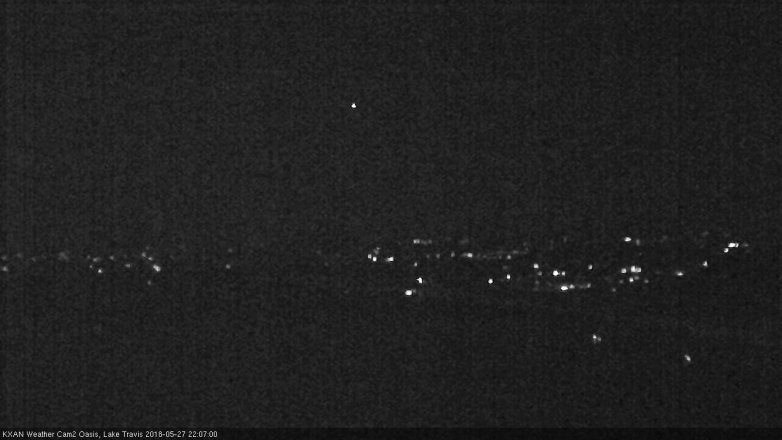 Lake Travis webcam, May 27, 2018 9:10 PM CT