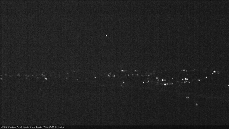 Lake Travis webcam, May 27, 2018 9:15 PM CT