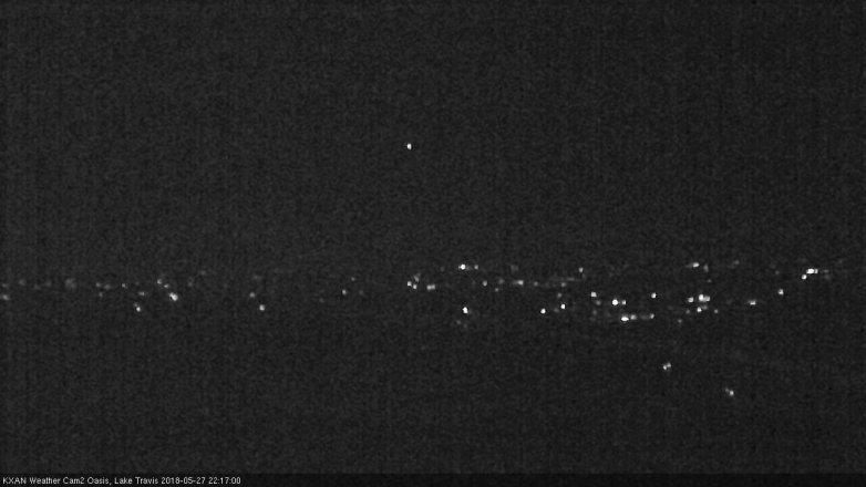 Lake Travis webcam, May 27, 2018 9:20 PM CT