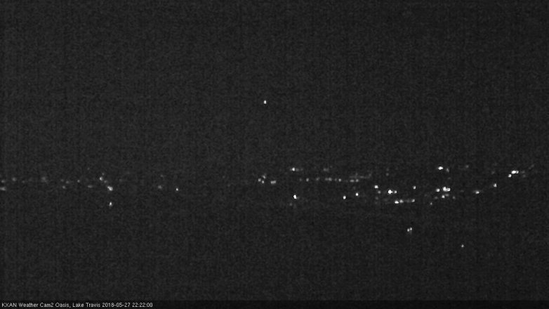 Lake Travis webcam, May 27, 2018 9:25 PM CT