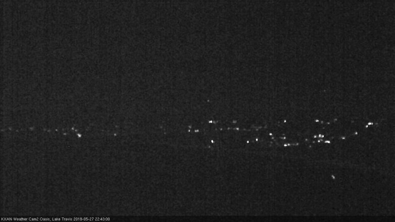 Lake Travis webcam, May 27, 2018 9:45 PM CT