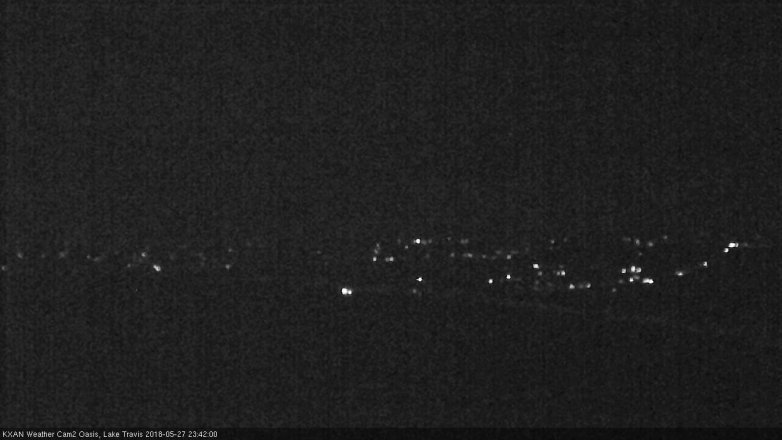 Lake Travis webcam, May 27, 2018 10:45 PM CT
