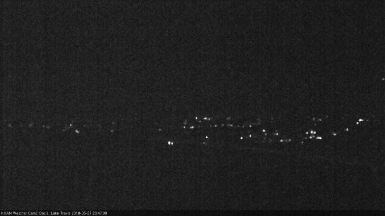 Lake Travis webcam, May 27, 2018 10:50 PM CT