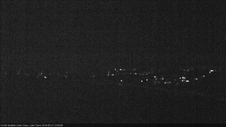 Lake Travis webcam, May 27, 2018 11:00 PM CT
