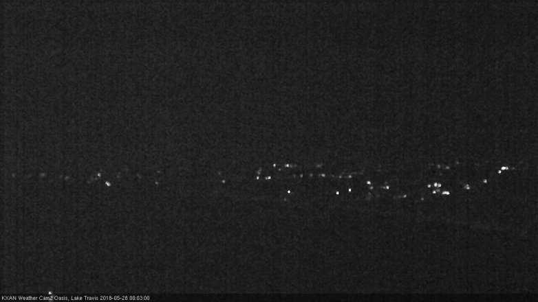 Lake Travis webcam, May 27, 2018 11:05 PM CT
