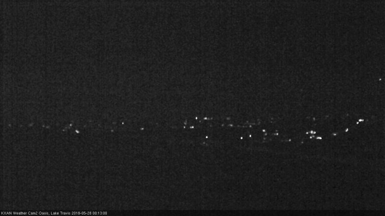 Lake Travis webcam, May 27, 2018 11:15 PM CT