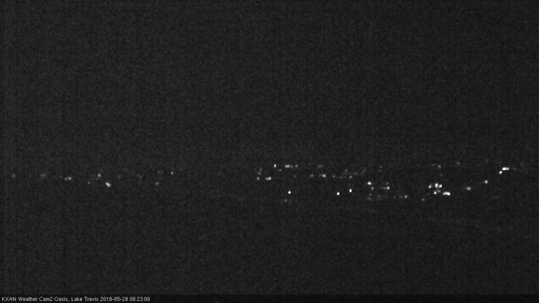 Lake Travis webcam, May 27, 2018 11:25 PM CT