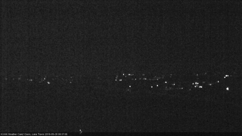 Lake Travis webcam, May 27, 2018 11:40 PM CT