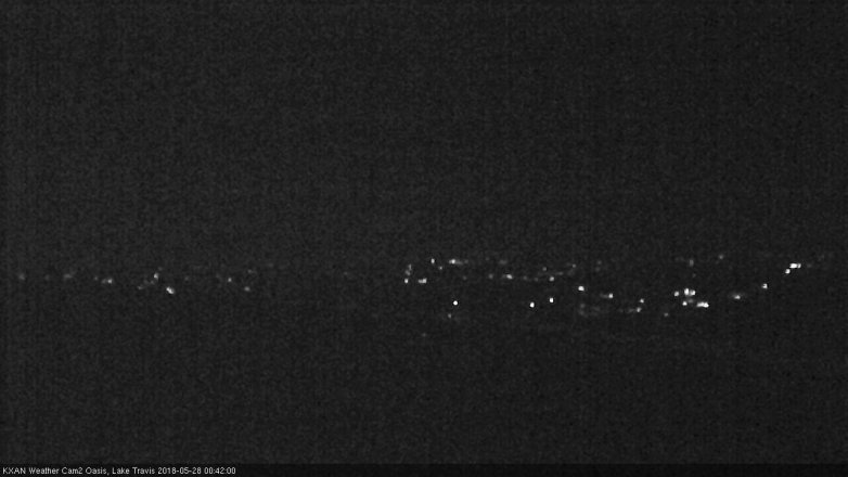 Lake Travis webcam, May 27, 2018 11:45 PM CT