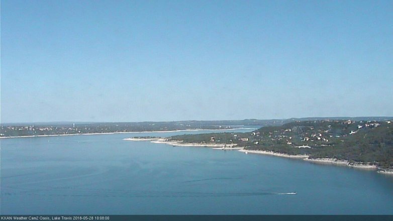 Lake Travis webcam, May 28, 2018 9:10 AM CT