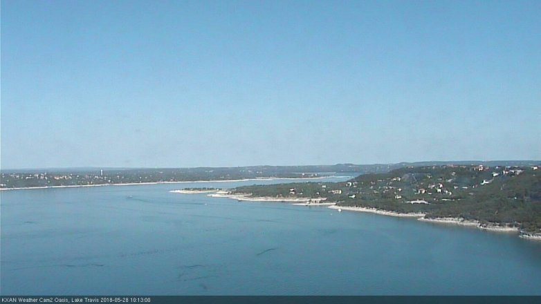 Lake Travis webcam, May 28, 2018 9:15 AM CT