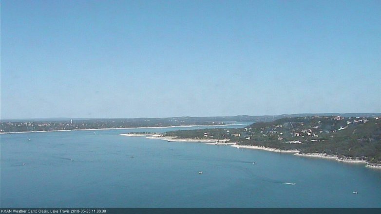 Lake Travis webcam, May 28, 2018 10:10 AM CT