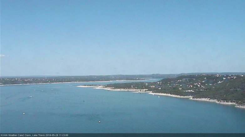 Lake Travis webcam, May 28, 2018 10:25 AM CT