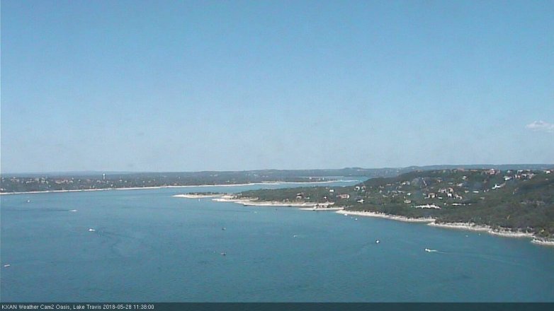 Lake Travis webcam, May 28, 2018 10:40 AM CT