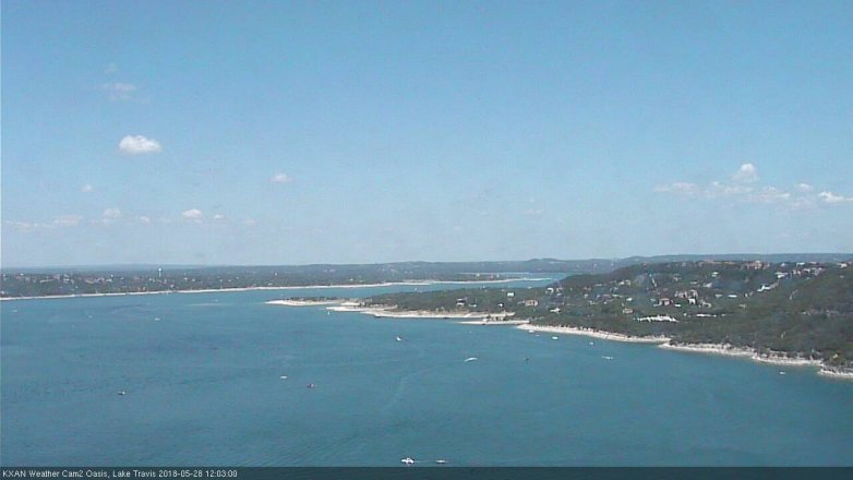Lake Travis webcam, May 28, 2018 11:05 AM CT