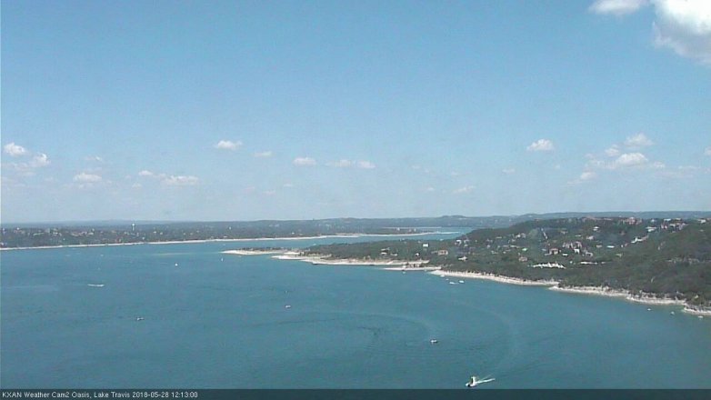 Lake Travis webcam, May 28, 2018 11:15 AM CT