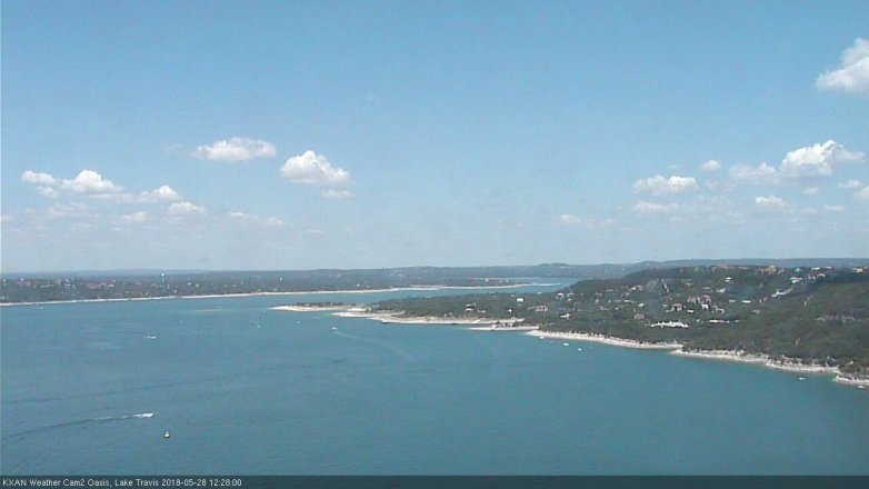 Lake Travis webcam, May 28, 2018 11:30 AM CT
