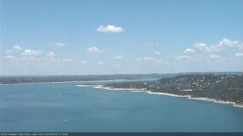 Lake Travis webcam, May 28, 2018 11:35 AM CT