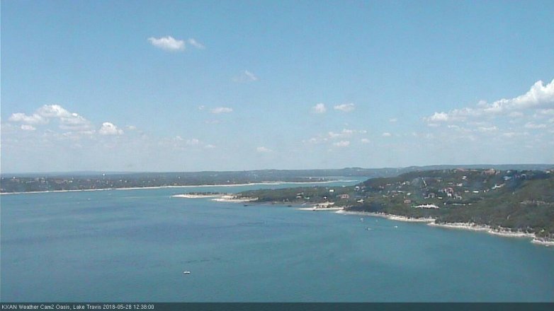 Lake Travis webcam, May 28, 2018 11:40 AM CT