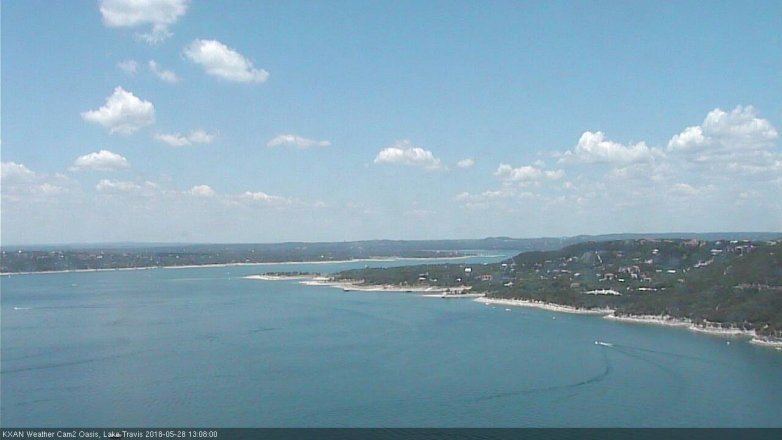 Lake Travis webcam, May 28, 2018 12:10 PM CT