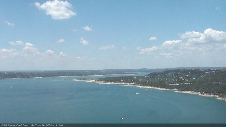 Lake Travis webcam, May 28, 2018 12:20 PM CT