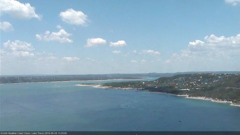 Lake Travis webcam, May 28, 2018 12:30 PM CT